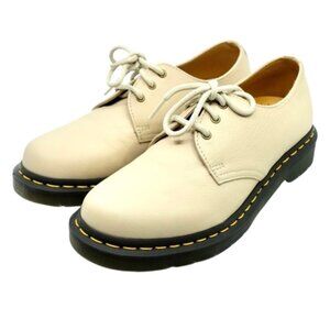 DR MARTENS~Virginia 1461 AirWare Leather Oxford Shoes Beige Lace Up Women US 9